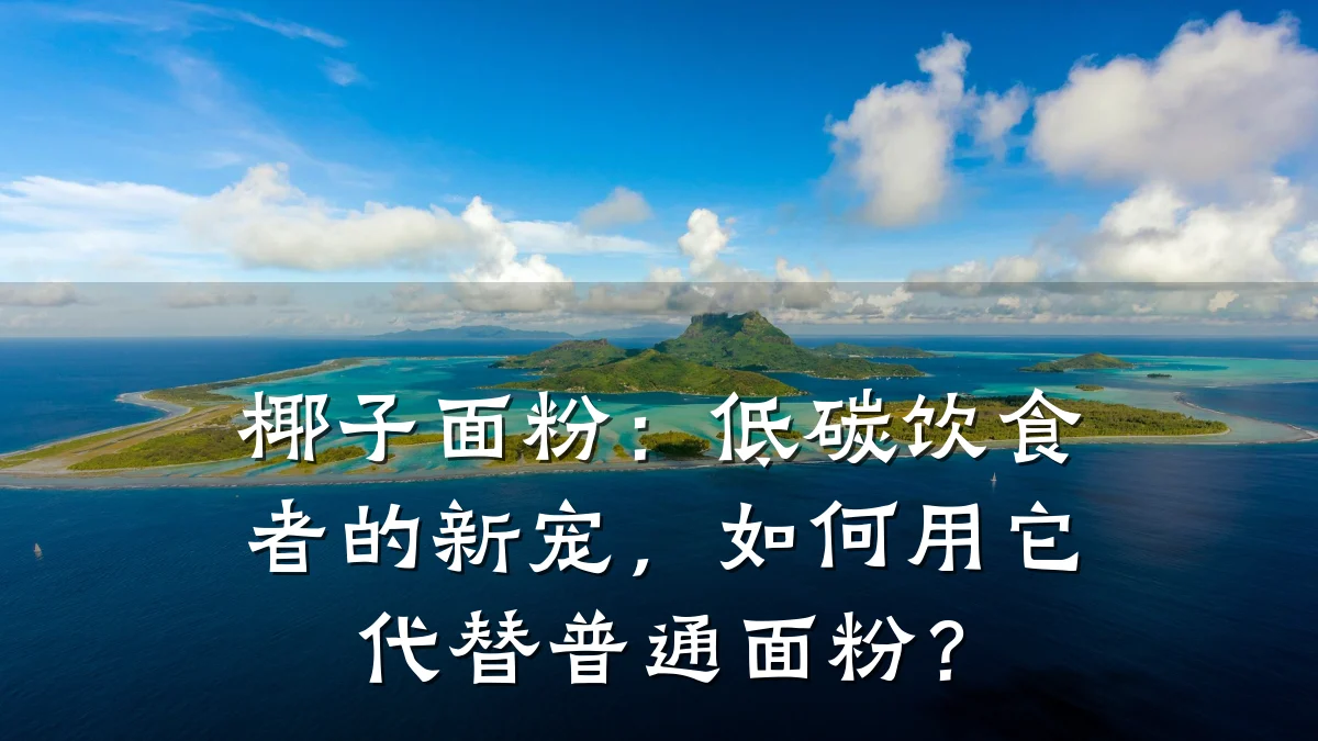 椰子面粉：低碳饮食者的新宠，如何用它代替普通面粉？