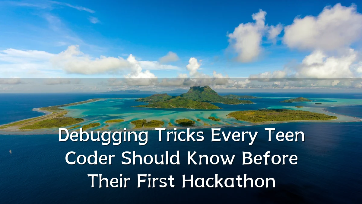 Debugging Tricks Every Teen Coder Should Know Before Their First Hackathon