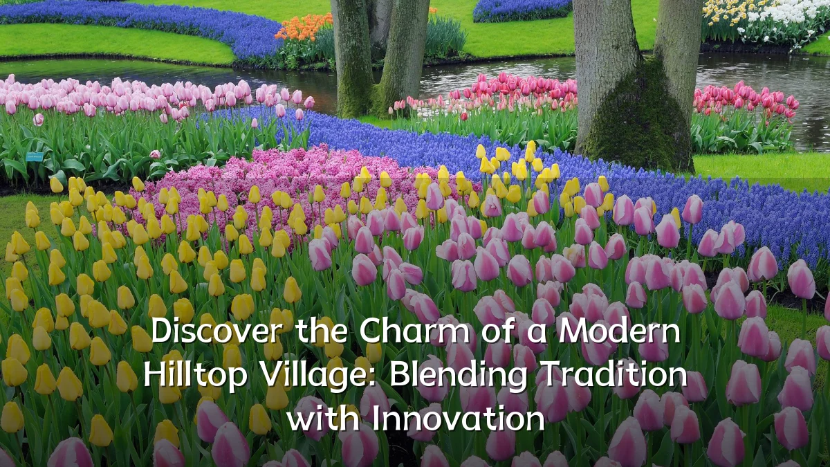 Discover the Charm of a Modern Hilltop Village: Blending Tradition with Innovation