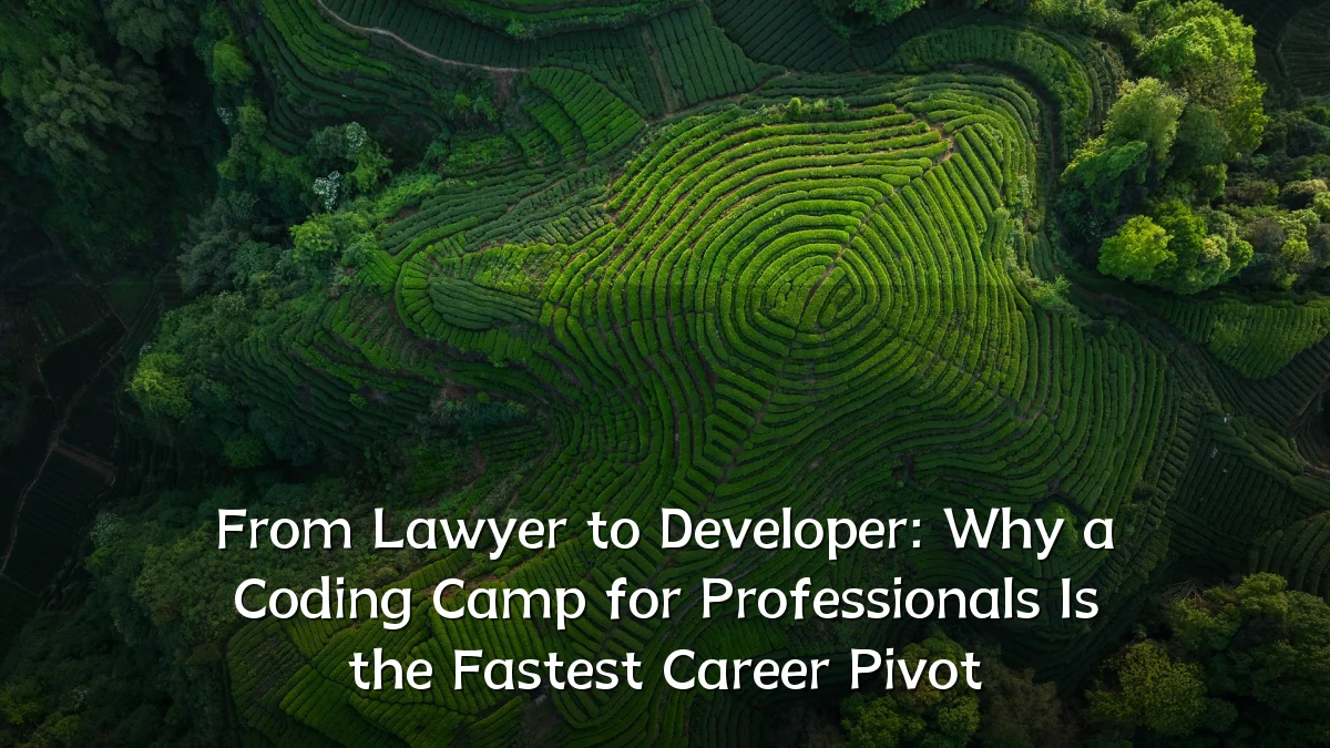 From Lawyer to Developer: Why a Coding Camp for Professionals Is the Fastest Career Pivot