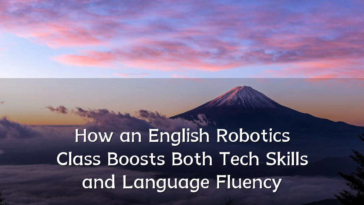 How an English Robotics Class Boosts Both Tech Skills and Language Fluency