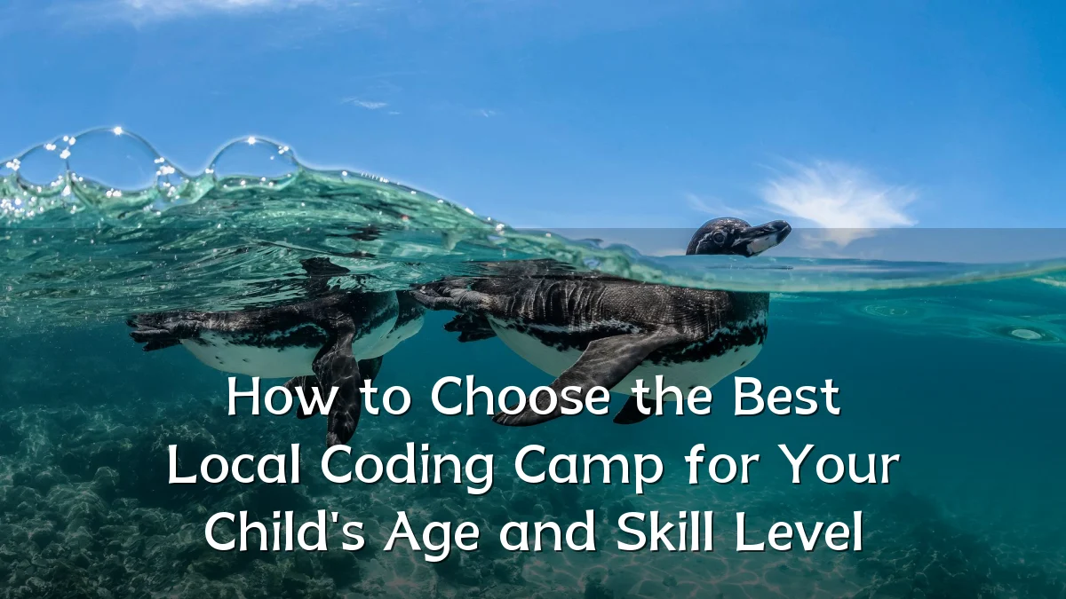 How to Choose the Best Local Coding Camp for Your Child's Age and Skill Level