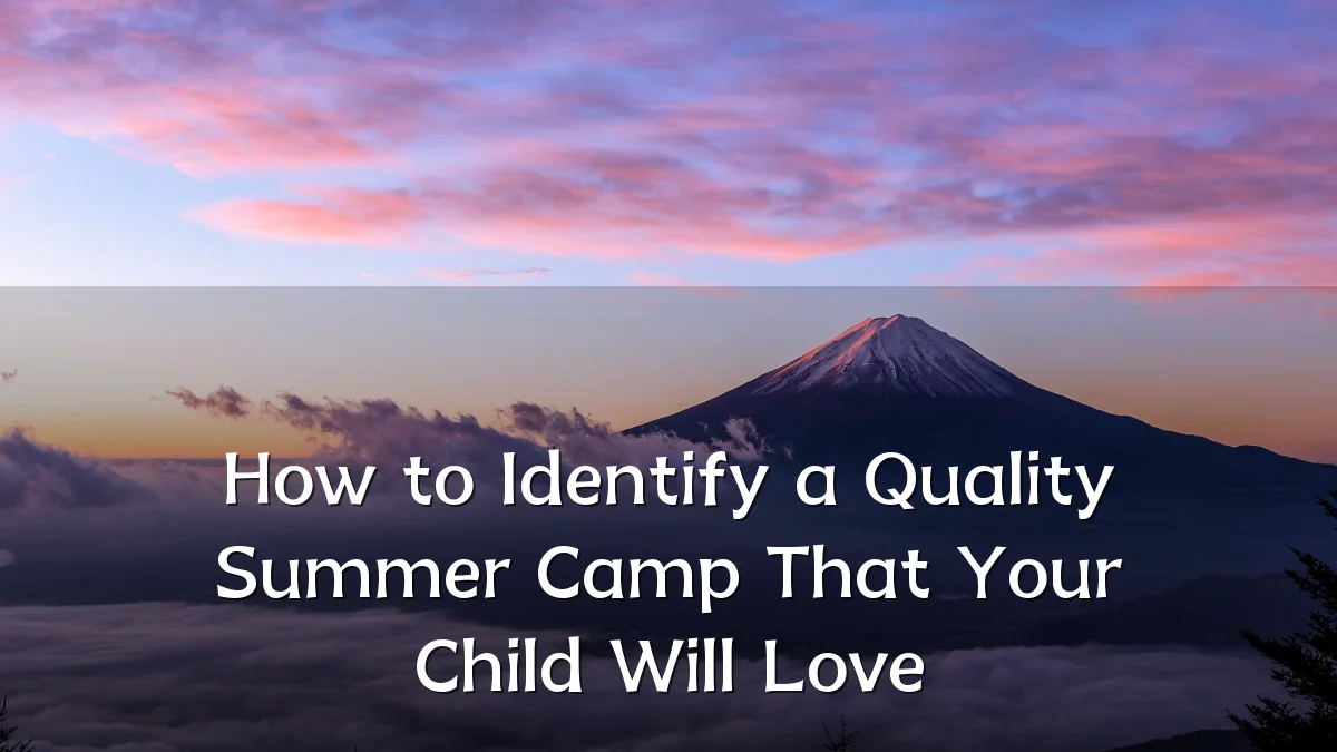 How to Identify a Quality Summer Camp That Your Child Will Love