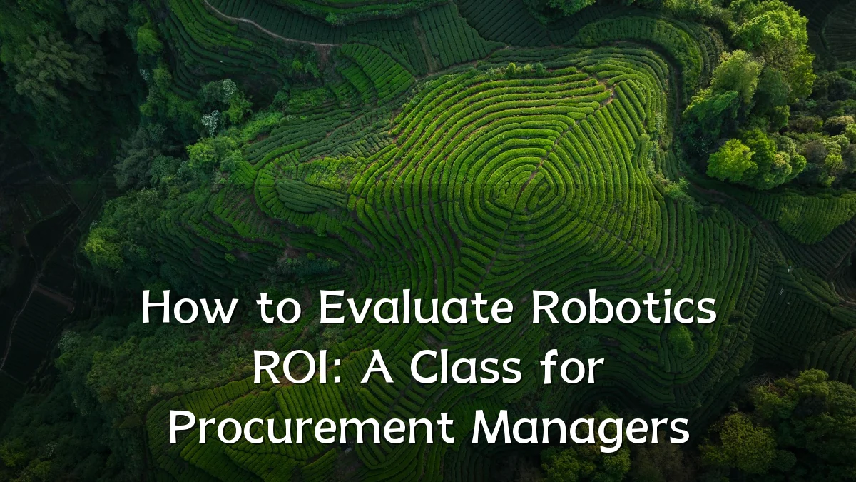 How to Evaluate Robotics ROI: A Class for Procurement Managers