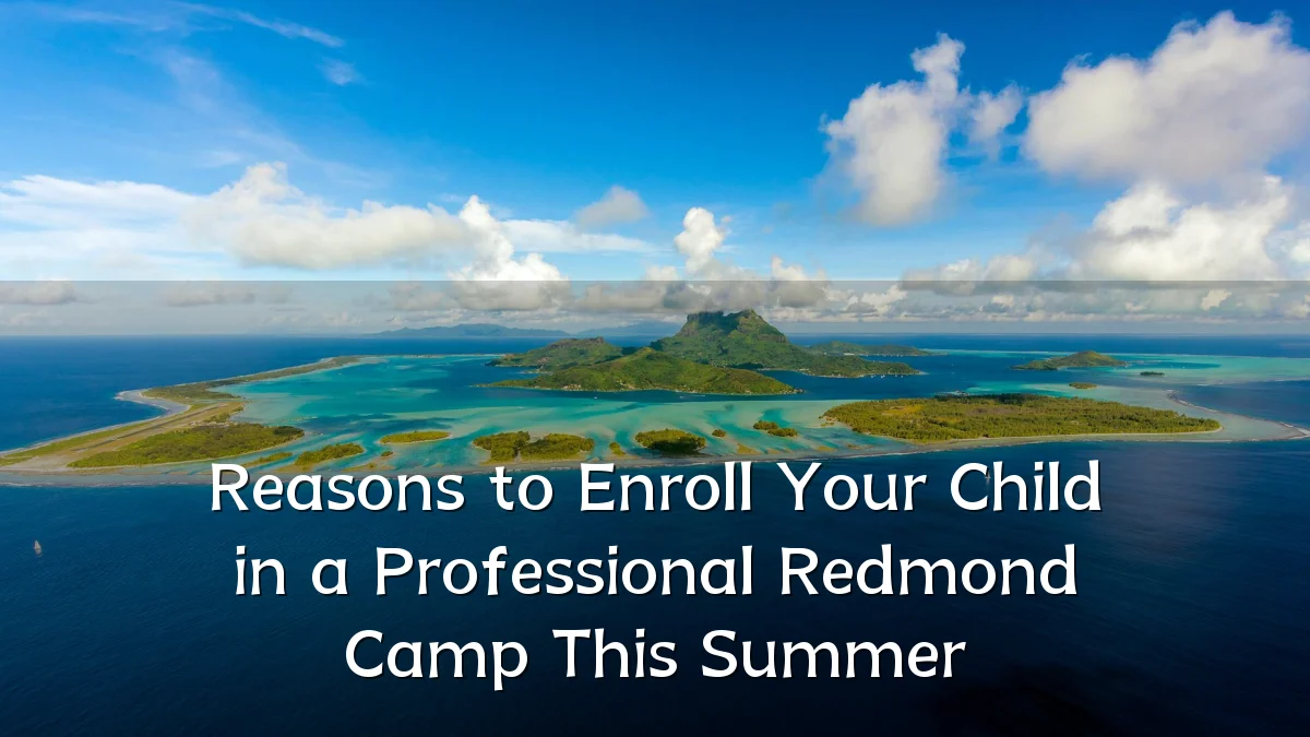 Reasons to Enroll Your Child in a Professional Redmond Camp This Summer