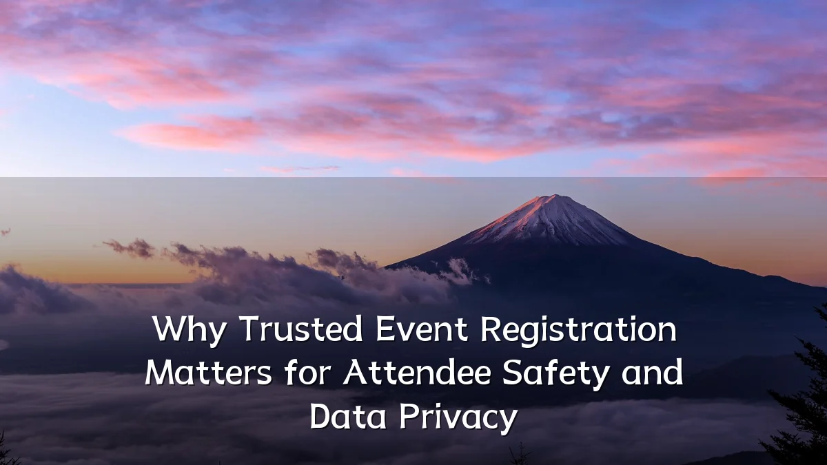 Why Trusted Event Registration Matters for Attendee Safety and Data Privacy