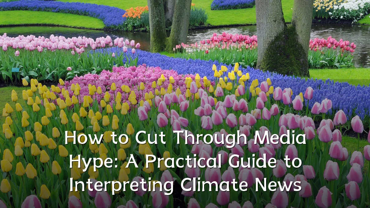 How to Cut Through Media Hype: A Practical Guide to Interpreting Climate News
